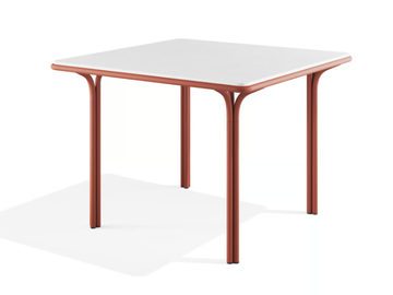 JOS - Square steel table and HPL top by BABEL D - view 2